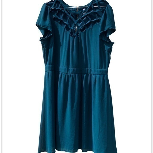 Xhilaration Teal Dress XL - Picture 1 of 3